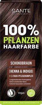 shumee SANTE SCHOKOBRAUN Zeliščna barva za lase v prahu