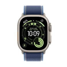Apple Watch Ultra 3 pametna ura, GPS + Cellular, 49mm, bež, Trail Loop pašček, moder - M/L