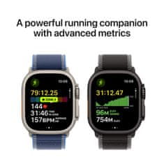 Apple Watch Ultra 3 pametna ura, GPS + Cellular, 49mm, bež, Trail Loop pašček, moder - M/L