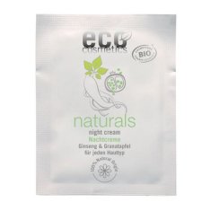 shumee Nočna krema Eco Cosmetics z ginsengom in granatnim jabolkom 2 ml