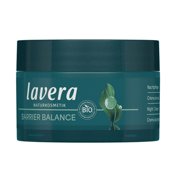 shumee LAVERA BARRIER BALANCE nočna krema s prebiotiki in organskim zelenim čajem