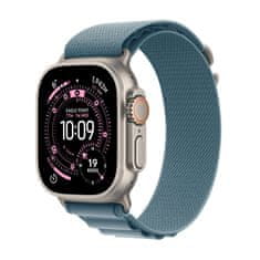 Apple Watch Ultra 3 pametna ura, GPS + Cellular, 49mm, bež, Alpine Loop pašček, moder - L