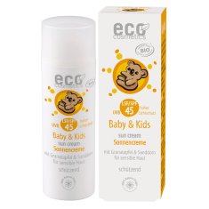 shumee Eco Cosmetics krema za sončenje SPF 45 za otroke in dojenčke