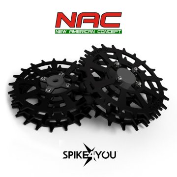 shumee Kolesa za robotsko košnjo NAC RLM600-FS, RLM300-FS, nerjaveče jeklo 3 mm