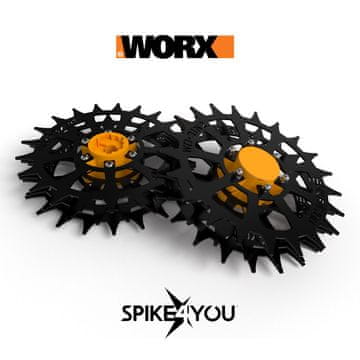 shumee Kolesa za kosilnice WORX Landroid S in M, ogljikovo jeklo 2 mm