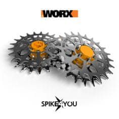 shumee Kolesa za robotsko košnjo WORX Landroid S in M, nerjaveče jeklo, 3 mm