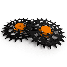 shumee Kolesa za robotsko kosilnico HUSQVARNA AUTOMOWER 305, 310, 315, 315X, 415X, 415XI, nerjaveče jeklo 3 mm