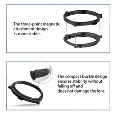shumee Magnetne leče Dioptrije od -6,0 do +2,5 | za Meta Quest 3 Magnetne leče Dioptrije -5,5 | za Meta Quest 3