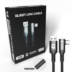 shumee 3-metrski kabel od VortexVR USB-A do Meta Quest Link | do Quest 3S Quest 3 Quest 2