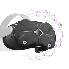 shumee 3D ovitek za slušalke Oculus Quest 2 | črn