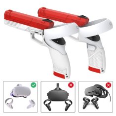 shumee Replika pištole za krmilnik Oculus Quest 2 | rdeča