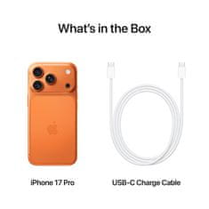 Apple iPhone 17 Pro mobilni telefon, 256GB, oranžen (MG8H4SX/A)