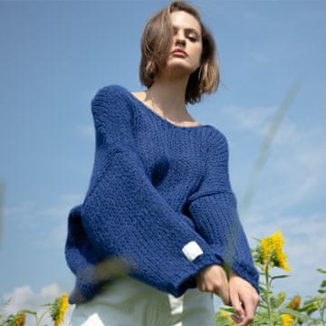 shumee Ohlapen pulover z V-izrezom F1256 Siva 34/36