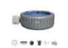 Bestway Masažni bazen Lay-Z-Spa Santorini Smart HydroJet Pro | 216 x 80 cm