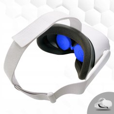 shumee Silikonska zaščita za leče za Oculus Quest 2 - rdeča