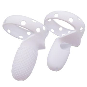 shumee Silikonski ovitki za igralne ploščke Oculus Quest 2 - beli