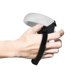 shumee Ovitek za krmilnik Oculus Quest 2 s paščkom | Črna