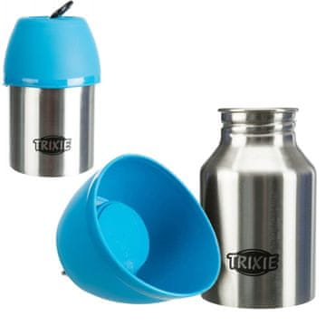 shumee Potovalna steklenička s skledo za pse in mačke, 0,3 l, Trixie