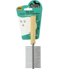 shumee Glavnik, dvojna kovinska krtača za pasjo in mačjo dlako 17,5 cm Mr. Pretzel