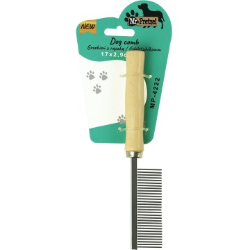 shumee Glavnik, kovinska krtača za pasjo in mačjo dlako, 17 cm Mr. Pretzel