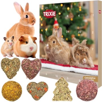 shumee TRIXIE božični adventni koledar s priboljški za glodavce in kunce
