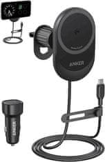 Anker MagGo brezžični avtopolnilec, 15 W (B2932G11)