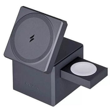 Anker Cube 3v1 polnilna postaja, 15W (Y1811G11)