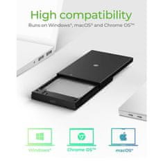 IcyBox IB-200T-C3 USB-C 3.2 ohišje za 2,5" HDD in SSD diske