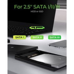 IcyBox IB-200T-C3 USB-C 3.2 ohišje za 2,5" HDD in SSD diske