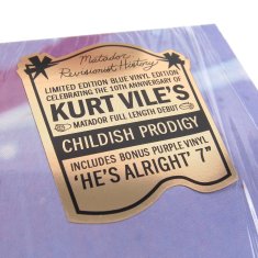 shumee KURT VILE Childish Prodigy 10. obletnica Modri vinil Vijolični vinil 7 Hes Alright