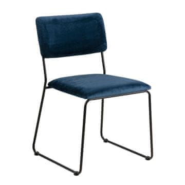 shumee Mornarsko moder oblazinjen stol Cornelia VIC