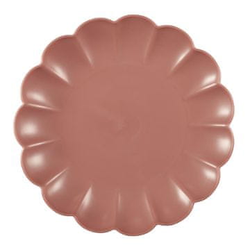 Intesi KROŽNIK ZA SLADICE Iris 20,5 cm roza PP plastika
