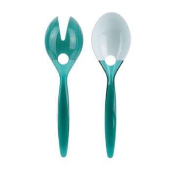 shumee Komplet JEDILNEGA PRIBORA ZA SOLATO iz plastike, 2 morski žlici