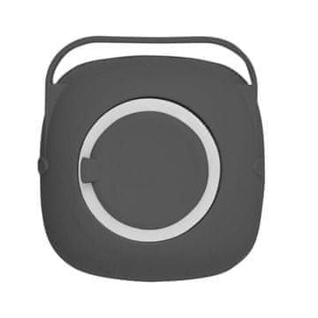 shumee ŠČETKA ZA POSODO s posodo za tekočino, siva, 8 x 8 cm