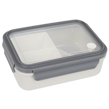 shumee Škatla za malico Clip siva 1,26L polipropilen 21×13×7,5 cm