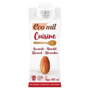 shumee Mandljeva krema za kuhanje brez sladkorja, BIO, 200 ml Ecomil