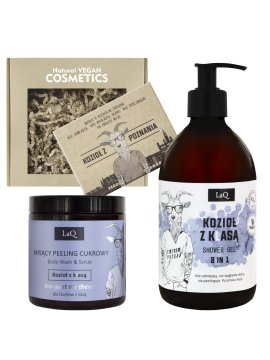 shumee LaQ moški set KOZIOŁ Gel 300ml Peeling Soap