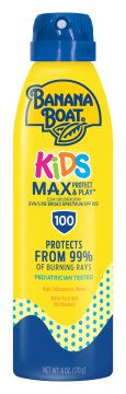 shumee Sončni sprej SPF100 losjon s filtrom za otroke Kids Max BANANA BOAT 170 ml