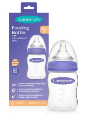 shumee Lansinoh steklenička proti kolikam, počasen cucelj, velikost S, 160 ml