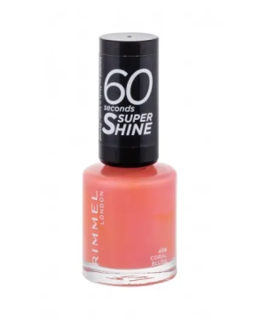 shumee Roza lak za nohte 60 Seconds 406 Coral Blush Rimmel 8 ml