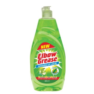 shumee Tekočina za pomivanje posode Elbow Grease z okusom jabolka 600 ml
