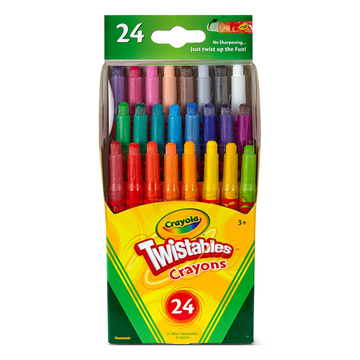 shumee Zvijajoče se neoštrene barvice Crayola 24 barv za otroke