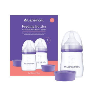 shumee Lansinoh steklenička za hranjenje, cucelj S, 2 x 160 ml