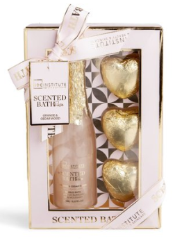 shumee IDC Bath Gift Gold darilni set za kopel Gold šampanjec + srčki