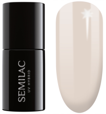 shumee Bež hibridni lak za nohte #583 Semilac Second Skin Nude 7 ml