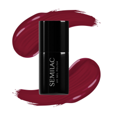 shumee Temno rdeč hibridni lak za nohte #071 Semilac Deep Red 7 ml