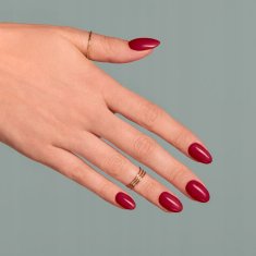shumee Temno rdeč hibridni lak za nohte #071 Semilac Deep Red 7 ml