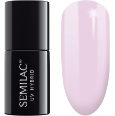 shumee Nežen roza hibridni lak za nohte #002 Semilac Delicate French 7 ml