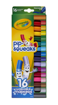 shumee Pralni flomastri za otroke pip-squeaks 16 barv Crayola 1 kos