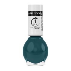 shumee 1MinTo Shine 131 Miss Sporty hitrosušeči modri lak za nohte 7 ml